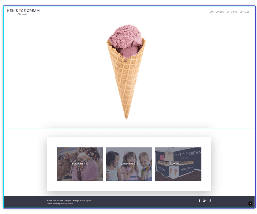 Ken's Ice Cream Case Study Team Hiploch Creative Marketing Agency